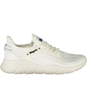Blauer Trainers - White