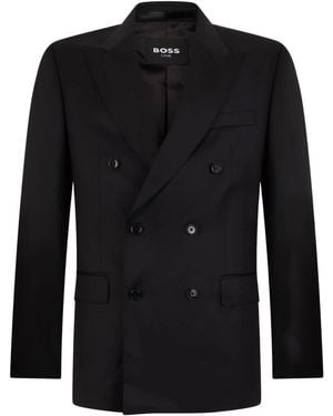 BOSS Ein Slim-Fit-Sakko - Schwarz
