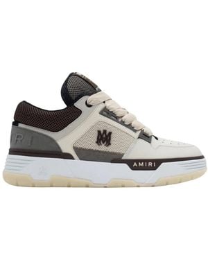 Amiri Schoenen ,Bruin ,Leer Ma-1 Sneakers - Grijs