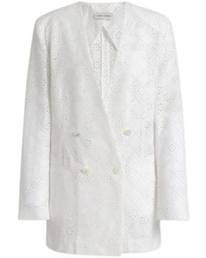 Alberta Ferretti Blazers - Blanco