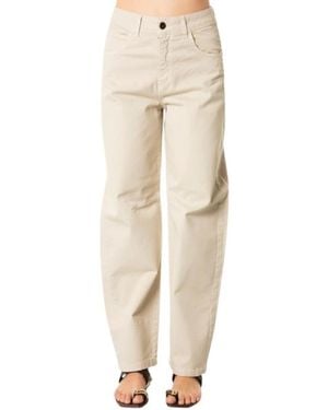 Jijil Straight Pants - Natural