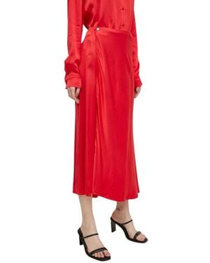 Samsøe & Samsøe Viktoria Bias Skirt - Rot