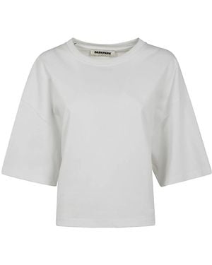 DARKPARK Drapierte T-Shirt - Grau