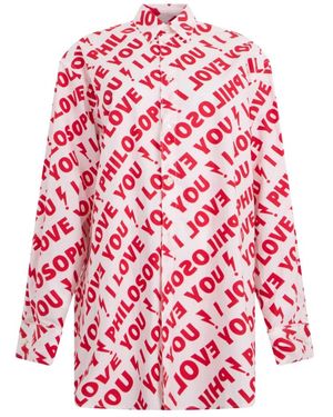 Philosophy Di Lorenzo Serafini Shirts - Red