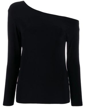 Norma Kamali Tops ,Zwart ,Off-Shoulder Top
