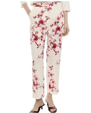 Imperial Cropped Trousers - Pink