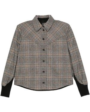 Pinko Graues Hemd Für Chic Outings