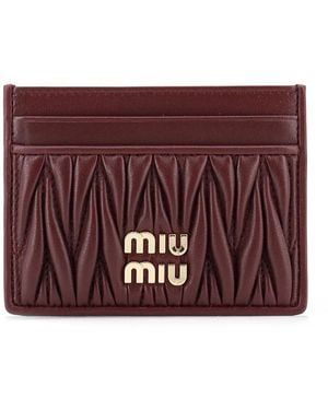 Miu Miu Wallets & Cardholders - Purple