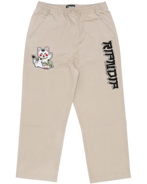 RIPNDIP Wide Trousers - Natural