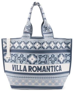ALÉMAIS Tote Bags - Blue