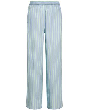 Forte Forte Straight Trousers - Blauw