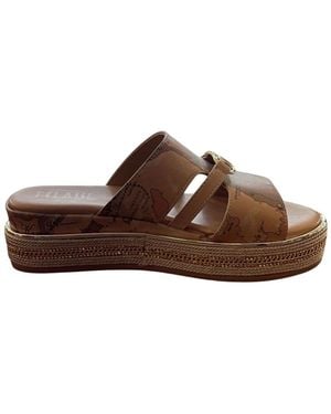 Alviero Martini 1A Classe Wedges - Brown