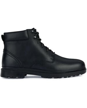 Geox Lace-Up Boots - Black