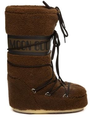 Moon Boot Icon Fleece Boots - Braun
