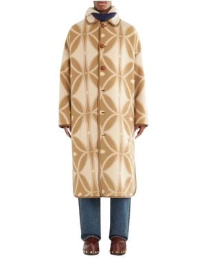 Etro Single-Breasted Coats - Neutro