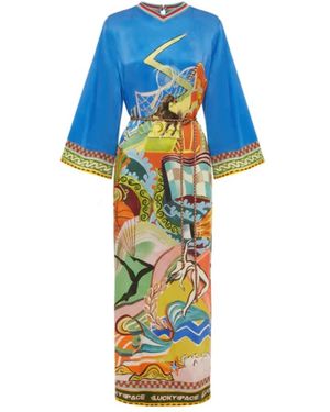 ALÉMAIS Maxi Dresses - Blu