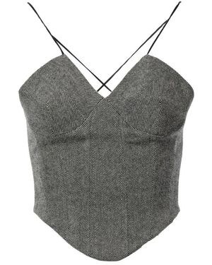 Ermanno Scervino Sleeveless Tops - Grey