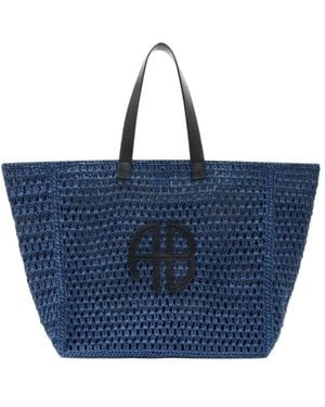 Anine Bing Tote Bags - Blue