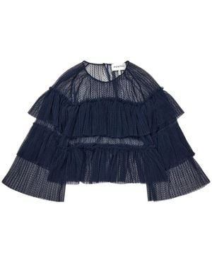 Munthe Overhemden ,Blauw ,Blouse