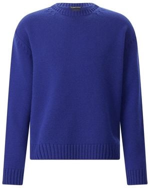 Tom Ford Round-Neck Knitwear - Blu