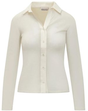 Semicouture Overhemden ,Wit ,Wol Cardigan