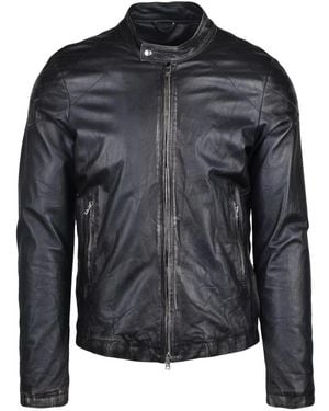 Giorgio Brato Leather Jackets - Nero