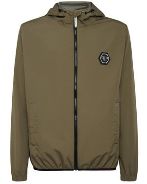 Philipp Plein Nylon Windbreaker - Groen