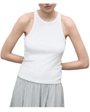 Ecoalf Sleeveless Tops - Bianco