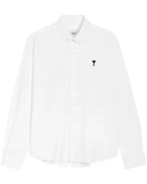 Ami Paris Ami De Coeur Shirt - White