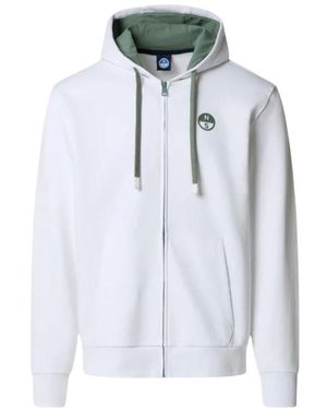North Sails Full Zip Hoodie - Blau