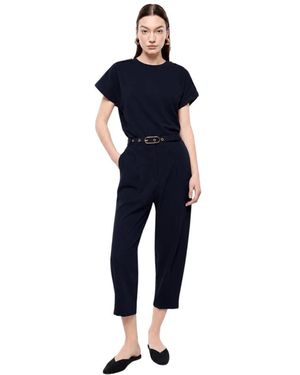 Imperial Cropped Trousers - Azul
