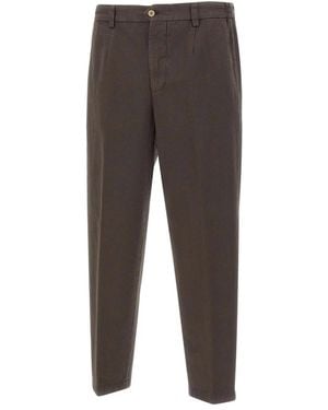 BRIGLIA Suit Trousers - Grey