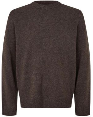 Samsøe & Samsøe Round-Neck Knitwear - Marron