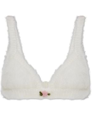 Alessandra Rich Bras - Blanco