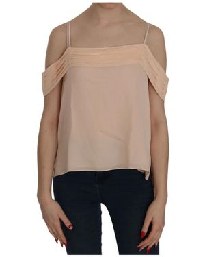 Alexander Wang Off Shoulder Träger Neckholder Bluse - Natur