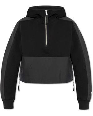 Moose Knuckles Mixmedia Pullover Hoodie - Zwart