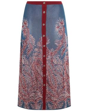 Etro Midi Skirts - Morado