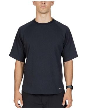 Snow Peak Dry Waffle T-Shirt - Blauw