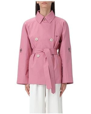 Fay Trench Coats - Pink