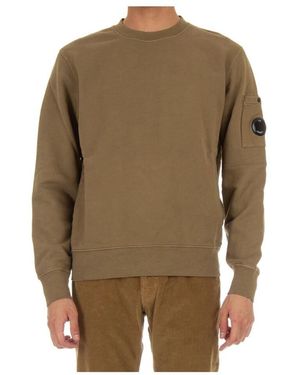 C.P. Company Brauner resist dyed pullover - Grün