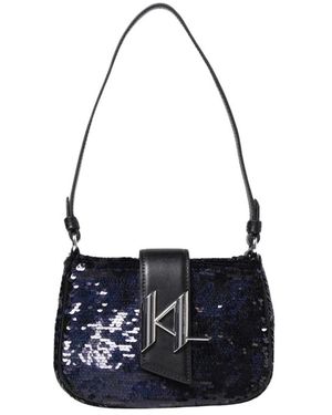 Karl Lagerfeld Shoulder Bags - Blu