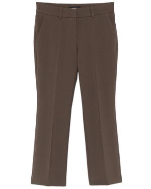Cambio Cropped Trousers - Marrone