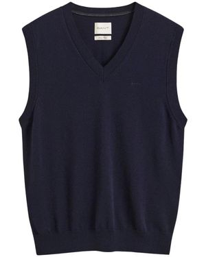 GANT V-Neck Knitwear - Azul