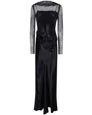 Alberta Ferretti Elegante Zwarte Avondjurk