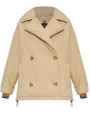 Paul Smith Isolierte Doppelreiher-Jacke - Natur