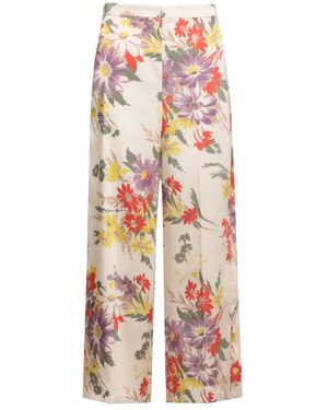 Marella Cropped Broeken - Roze