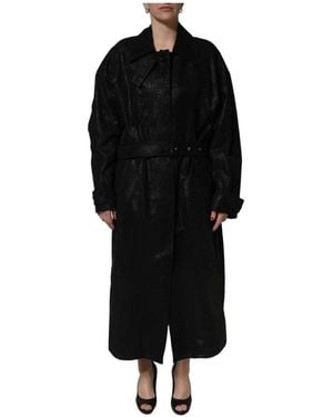 Dolce & Gabbana Trench Coats - Black