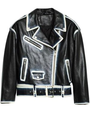 Stand Studio Leather Jackets - Black