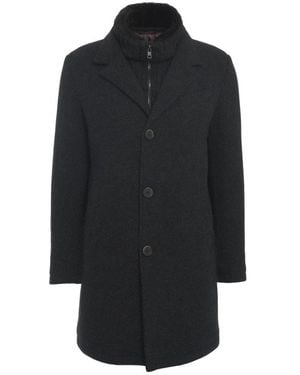 Gimo's Single-Breasted Coats - Noir