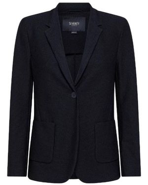 Seventy Single Breasted Tailored Blazer - Blauw